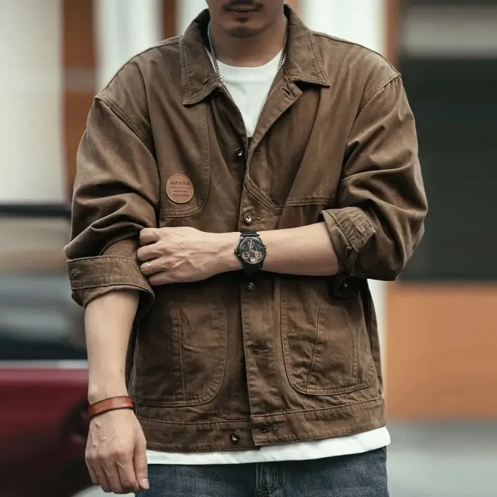 Jeans%20Coat%20for%20Men%20Wide%20Sleeves%20Vintage%20Brown%20Denim%20Jackets%20Man%20Autumn%20Cargo%20G%20Casual%20Winter%20Outerwear%20Washed%20Fast%20Delvery%202023%20-%20Image%202
