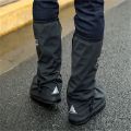 Professional Long Shoe Rain Cover Rain Boot Covers Waterproof Reusable Motorcycle Cycling Bike Knee Boots Shoes Cover. 