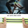 Cycling Night Walking Running High Visibility Luminous Wristband Glow Belt Safety Reflective Straps Reflective Band Strap. 