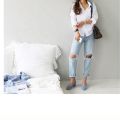 Spring One Pocket Women White Shirt Tops Long Sleeve Casual Turn-down Collar OL Style - Blouse For Women - Blouse For Women. 