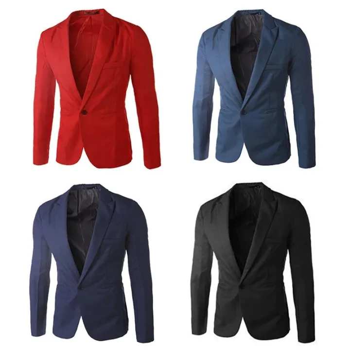 Men's%20Suit%20Men%20Blazer%20Business%20Coat%20Jacket%20Tops%20Autumn%20Fashion%20Formal%20Coat%20Elegant%20Solid%20Color%20Casual%20Slim%20Fit%20One%20Button%20-%20Image%203