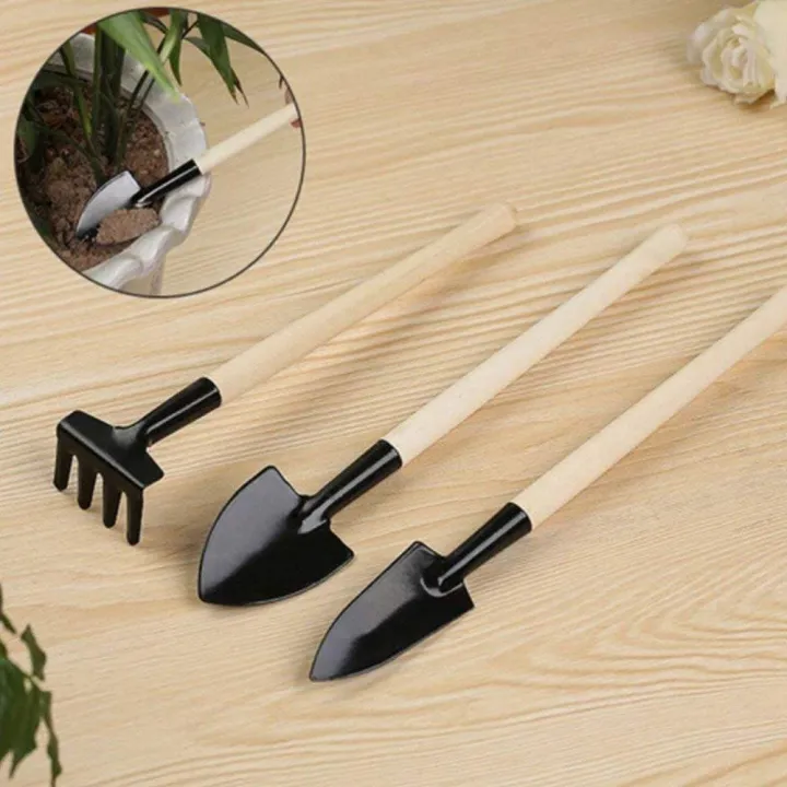 3Pcs%20Plant%20Gardening%20tools%20Wood%20Practical%20Mini%20Garden%20Handle%20Metal%20Head%20Hand%20Tool%20Kit%20Gardener%20Tools%20-%20Image%207