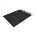Outdoor Double Sleeping Bag 2 Person Portable Warm Bag for Adults Mountaineering Black. 