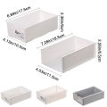 Plastic Drawer Storage Box Minimalist Stackable Transparent Cosmetic Sorting Box Mini Sundries Organizer Living Room. 