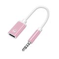 Audio Adapter Cable 3.5mm Male 3.5mm Male Type-c Female Converter Headphone Converter Aux Cable Type-C To 3.5mm Jack Converter Durable Conversion 3 5mm To Type C Adapter Mobile Phones/Laptop.