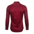 Men's Purple Bamboo Fiber Dress Shirts Brand Long Sleeve Shirt Solid Slim Fit Casual Formal Non Iron Work Shirt Camisa Masculina. 