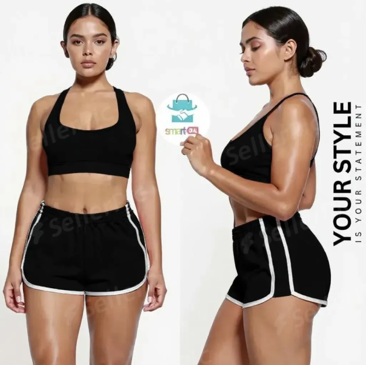 Sports Bra and Shorts Set for Women, Comfortable Activewear