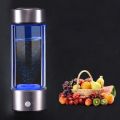 Hydrogen Rich Water Bottle Alkaline Ionizer Generator HeAnti-Aging USB Rechargeable Water Purifier Smart Cup. 