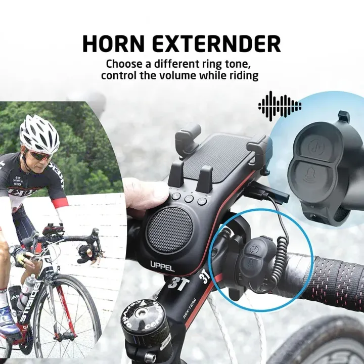 UPPEL%20Waterproof%20Bicycle%20Bluetooth%20Speaker%20Multifunctional%205W%20Portable%20Wireless%20Sound%20Box%20for%20MTB%20Bike%20with%20Light%20Power%20Bank%20New%20-%20Image%202