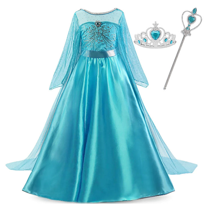 2024%20Disney%20Frozen%202%20Kids%20Cosplay%20Costumes%20Girls%20Elsa%20Anna%20Dress%20for%20Girls%20Girls%20Gowns%20Halloween%20Carnival%20Easter%20Party%20Dresses%20-%20Image%204