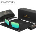 KINGSEVEN New Fashion Sunglasses For Men Polarized UV400 Protect Glasses Night Vision Lens Outdoor Sports Anti-slip Eyewear2024. 