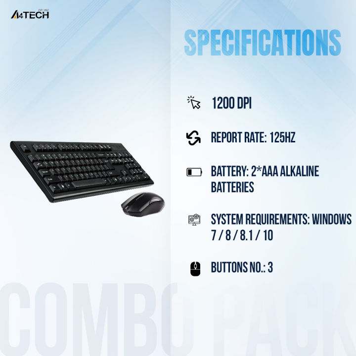 A4tech%203000N%202.4G%20Wireless%20Keyboard%20-%20Bangla%20Layout%20-%201200%20DPI%20-%2012%20Multimedia%20Hotkeys%20-%2012%20Months%20Battery%20Life%20-%20For%20PC/Laptop%20-%20Black%20-%20Image%203