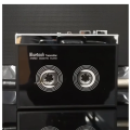 Black Retro Stereo Cassette Player Walkman Cassette Tape Music Audio Auto Reverse with Bluetooth.