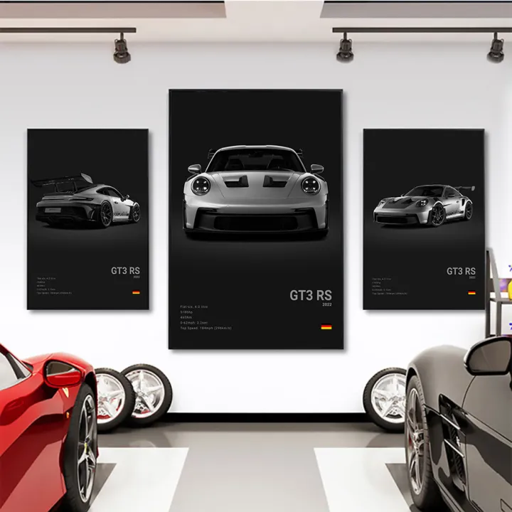 Pop%20Black%20and%20White%20Germany%20Luxury%20Super%20Sport%20Car%20Poster%20Aesthetic%20Turbo%20Canvas%20Print%20For%20Wall%20Art%20Garage%20Room%20Decor%20-%20Image%202