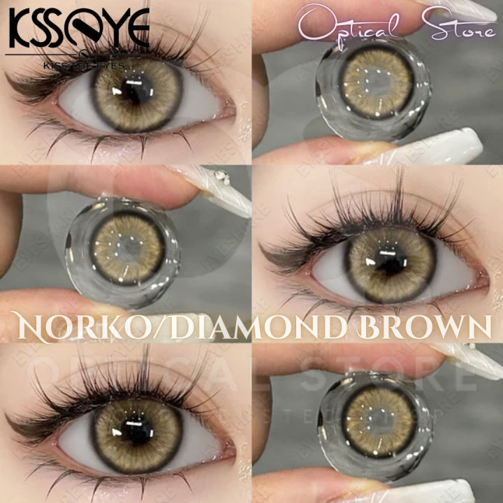 KSSEYE%20Diamond/Norko%20Brown%20Color%20Contact%20Lens%20with%20regular%20Kit%20Box%20For%20men%20&%20Women.%20Ksseye%20Diamond%20Series.%20#norkobrown%20-%20Image%202