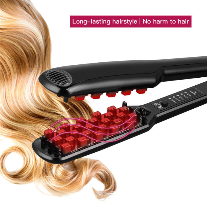 3D%20Grid%20Hair%20Crimper%20Iron%20Volumizer%20Ceramic%20Professional%20Hair%20Fluffy%20Corrugated%20Curler%20Flat%20Iron%20Corn%20Hair%20Splint%20-%20Image%202