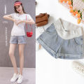 Maternity Pants Summer Outer Wear Large Size Fashionable New Denim Thin Small Shorts for Pregnant Women Summer Maternity Clothes. 