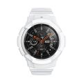 (New)For Samsung Galaxy Watch4 Classic 46mm Carbon Fiber Sport Silicone Integrated Watch Band. 