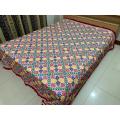 Hand Made Cotton Nakshi Katha - Multi Color. 