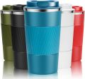 Wosta Travel Mug, Insulated Coffee Cup with Leakproof Lid ,Vacuum Insulation Stainless Steel Reusable for Hot Cold Coffee, Water and Tea, Thermal Mug with Non-Slip Protective Cover, 510ml/18oz.