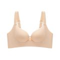 Queen Tiala Thin Section Traceless Underwear Women's Small Chest Gathered Chest Upper Support Breathable Underwired Breast Holding Bra.