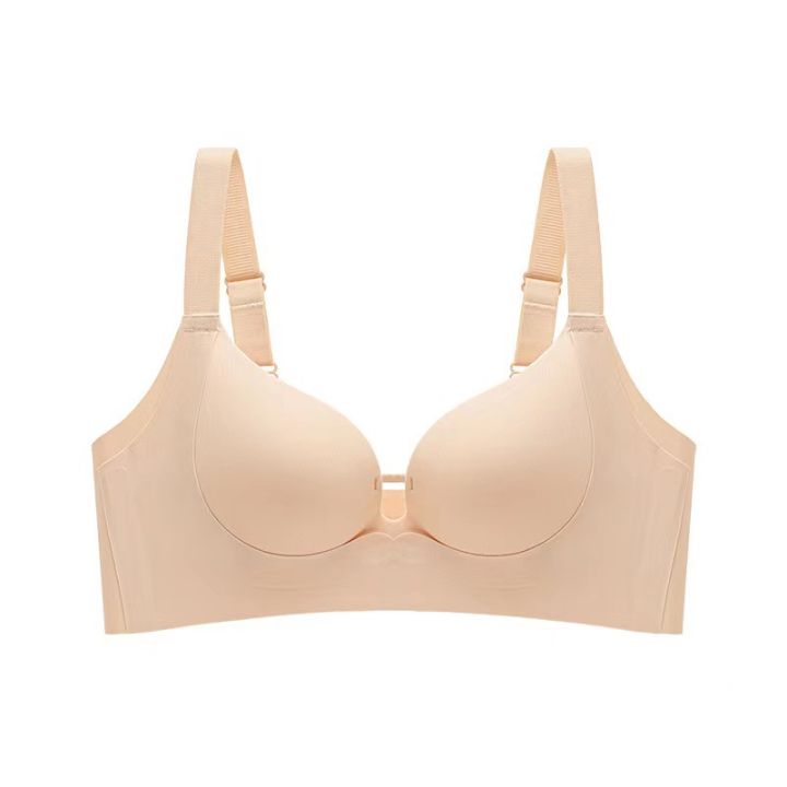 Queen%20Tiala%20Thin%20Section%20Traceless%20Underwear%20Women's%20Small%20Chest%20Gathered%20Chest%20Upper%20Support%20Breathable%20Underwired%20Breast%20Holding%20Bra%20-%20Image%205