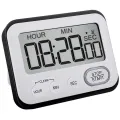 Digital Kitchen Countdown Timer: Teachers Classroom Counter Large LCD Loud Magnetic Clip Kids Simple Clock Mini Small Stopwatch Big Beeper Minute Hour Seconds Cooking Giant. 
