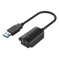 USB Sound Card Microphone Headphone Audio Adapter Wired Sound Card. 