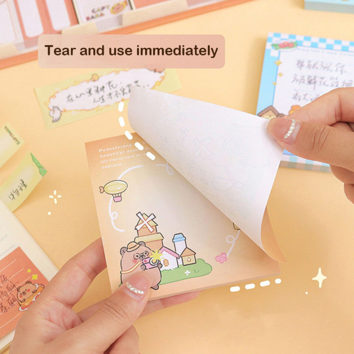 480Sheets%20Cartoon%20Cute%20Capybara%20Sticky%20Note%20Set%20School%20Supplies%20Multifunctional%20Planner%20Sticker%20Aesthetic%20Stationery%20Gifts%20-%20Image%207