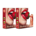 Sensation - Super Dotted Strawberry Condom For Men | Combo Pack -2 Packs | 3x2=6pcs. 