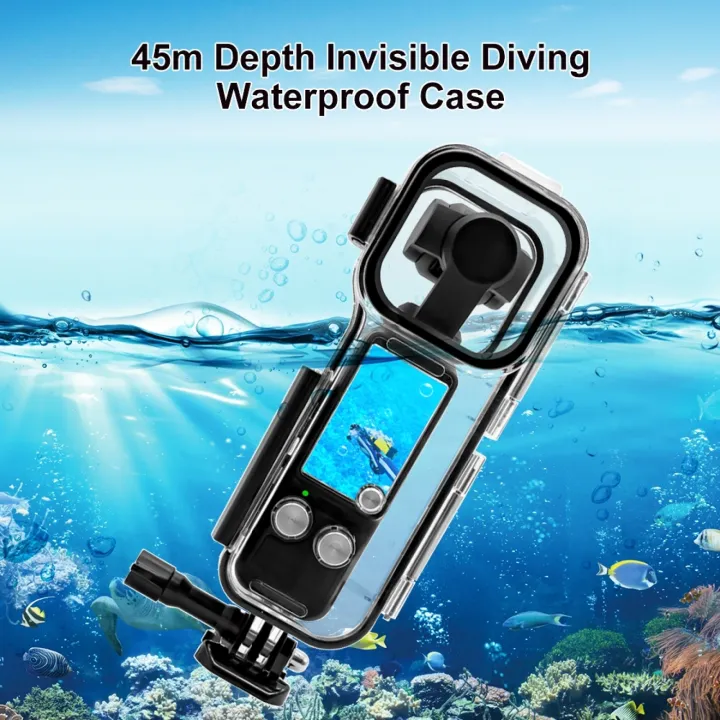 For%20DJI%20Osmo%20Pocket%203%20PULUZ%2045m%20Underwater%20Waterproof%20Housing%20Diving%20Case%20(Transparent)%20-%20Image%204