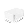 1 Piece Single Box Storage Shoe Box, Household Shoe Cabinet Simple Transparent Thick Plastic Drawer Shoe Box Can Be Stacked. 