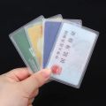 3/5pcs PVC Transparent Card Holder Bus Business Case Bank Credit ID Card Holder Cover Identification Card Container Holder. 