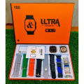 Y80 Ultra Smartwatch with 8 Strap bluetooth Calling Smartwatch 2.02" Display.