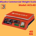 Commercial Weight Scale, Digital Weight Machine, Price Computing Scale with Tare Function 40 kg. 