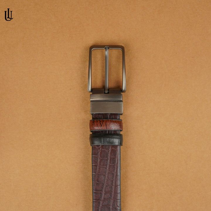 Urbaland%20Moving%20Brockless%20Belt%20Duel%20Tone%20Croco%20-%20Image%202