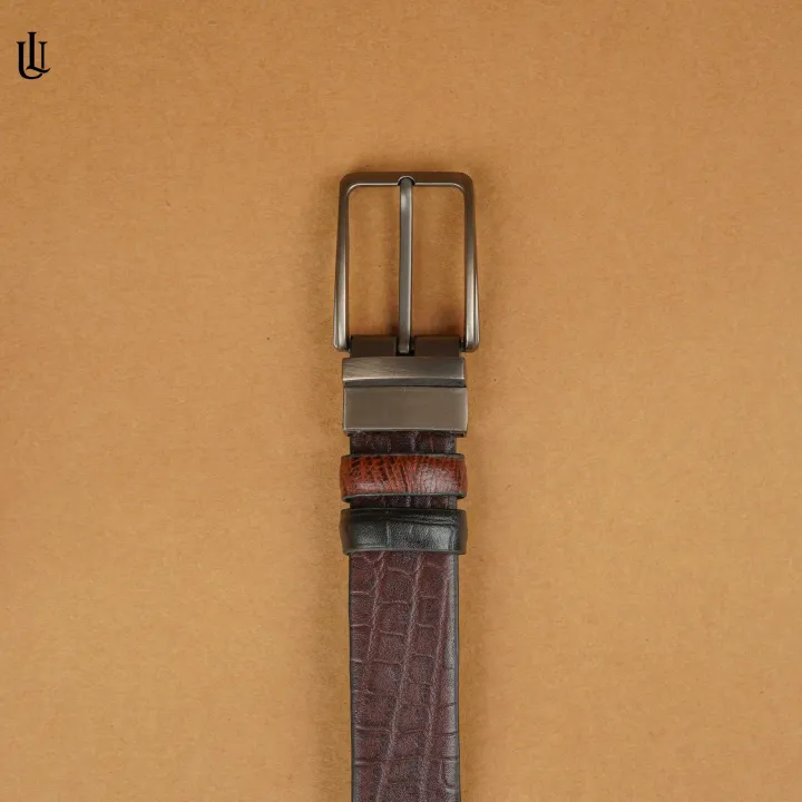 Urbaland%20Moving%20Brockless%20Belt%20Duel%20Tone%20Croco%20-%20Image%202