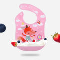 Multi Color Baby Eating Smock Adjustable Thin Bibs for Boys and Girls Waterproof Baby Reverse Dressing Children's Painting Clothes.