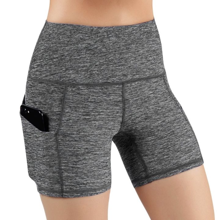 Gym%20Jogging%20Running%20Shorts%20Yoga%20Shorts%20Women%20High%20Waist%20Lifting%20Push%20Up%20Tight%20Sports%20Solid%20Pocket%20Fitness%20Yoga%20Short%20Pant%20d3%20-%20Image%205