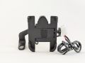 Motorcycle With USB Charging Mirror Fitting Mobile Holder Metal 2 A Bike Mobile Charger.