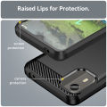 NOKIA C12 Pro Carbon Fiber Black Color Premium and Camera Protection Soft Mobile Back Cover for Nokia C12 Pro. 