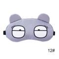 Eye Mask Lightweight Cartoon Expression Eye Mask Funny Sleeping Mask Cover Travel Relax Eye Band Eyepatch Aid Kids Blindfold. 