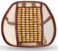 Mesh Ventilation Wooden Back Rest with Elastic and Belt Support For Car Seat, Office Chairs, home.