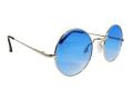 Green Glass Round Shape Sunglasses For Men.