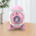 Piggy Bank For Boys Girls Cartoon Space Rocket Large-capacity Money Saving Box Desktop Decoration For Birthday Gifts. 