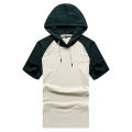 Summer Men tshirt Casual Solid Loose Hooded Tops Tees Shirts Male New Sportswear Hoodie Short Sleeve Mens T-shirt Clothing. 