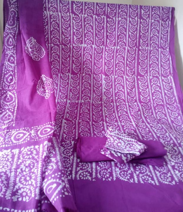 Batik Three Piece ...Pure Cotton Soft Fabricks