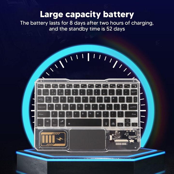 Bluetooth%20Keyboard%20Transparent,%20Multi%20Device%20Ultra%20Thin%20Portable%20Wireless%20Keyboard%20for%20Smartphone%20Tablet%20Laptop,%20Backlit%20Mini%20Rechargeable%20Keyboard%20for%20IOS%20Android%20Windows%20(Black)%20-%20Image%207