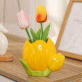 Aesthetic Pen Holder Compact Ceramic Multifunction Makeup Brush Holder Ins Style Retro Storage Bucket for Desk Organizer Vanity. 