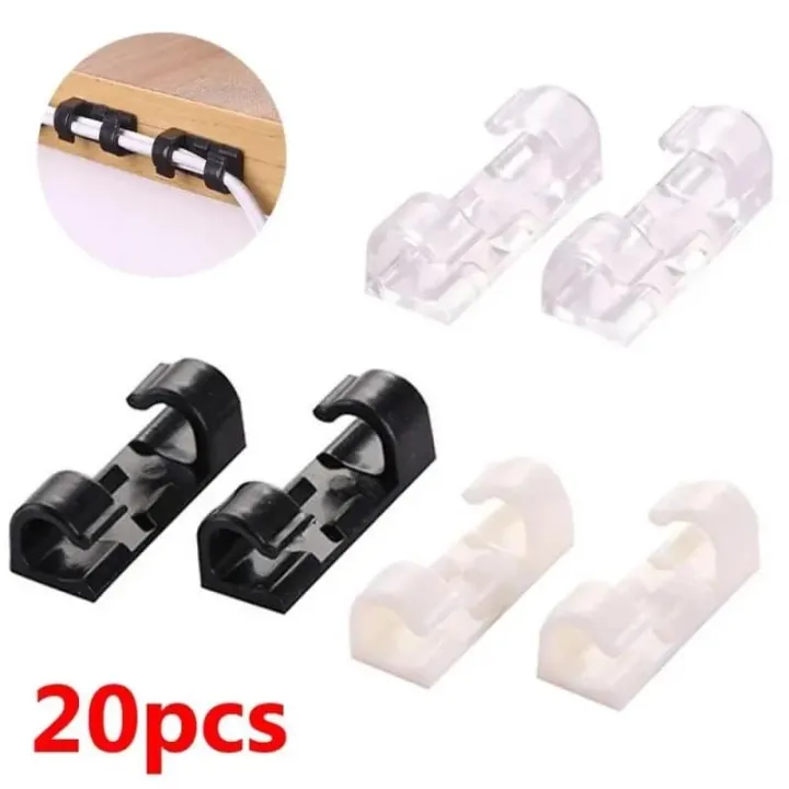 Desktop%20Cord%20Holder%2020pcs%20Data%20Line%20Bobbin%20Winder%20Wire%20Manager%20Home%20Accessories%20Tools%20Tidy%20Fixed%20Clamp%20Cable%20Organizer%20Clips%20-%20Image%204